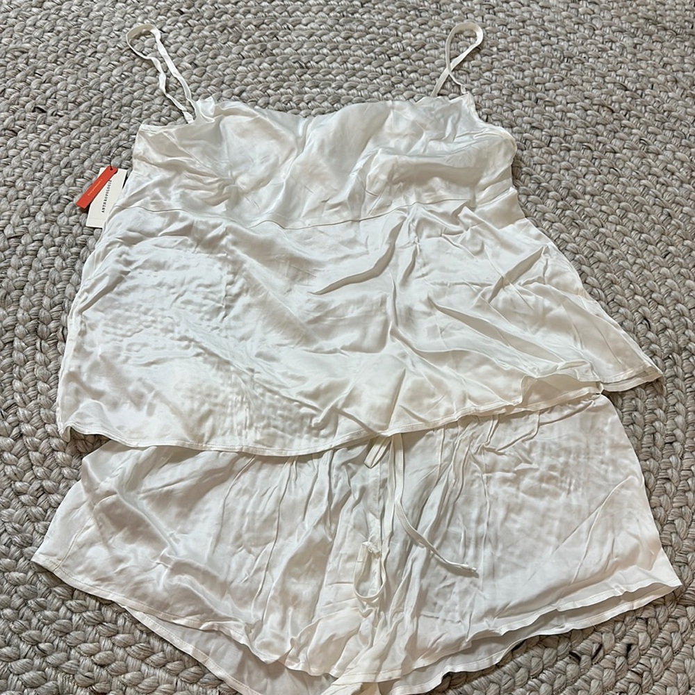 NWT silky Anthropologie pajama set